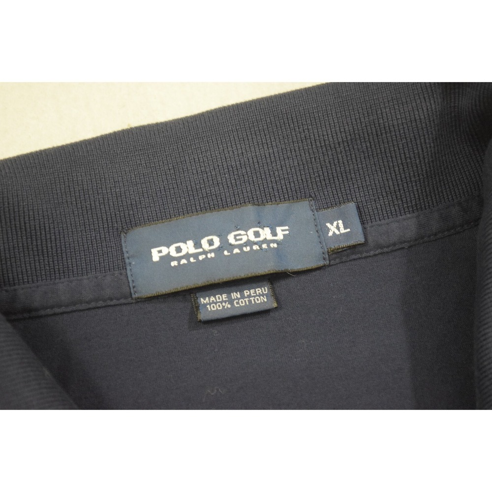 Polo Golf Ralph Lauren Golf Polo Dark Blue Short Sleeve Mens Size XL - Picture 6 of 8